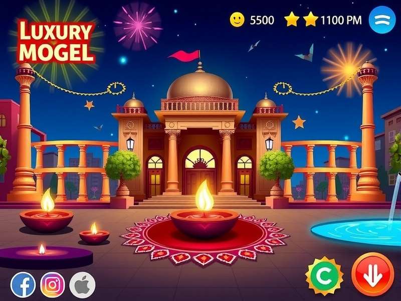 Luxury Hotel Mogul Diwali Celebration
